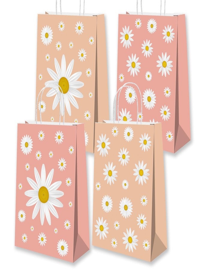 BQK 16Pcs Daisy Gift Bags with Handle Daisy Birthday Party Decorations Daisy Goodie Bags Daisy Party Decorations Daisy Party Favors - Image 1